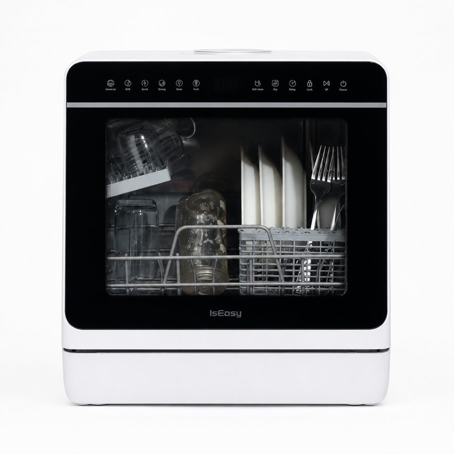 IsEasy Tabletop Dishwasher | Compact Size. Everyday Clean.